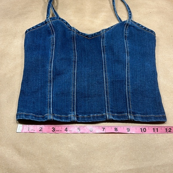 Refuge Denim Camisole Jean Top Sz SP - Picture 3 of 7
